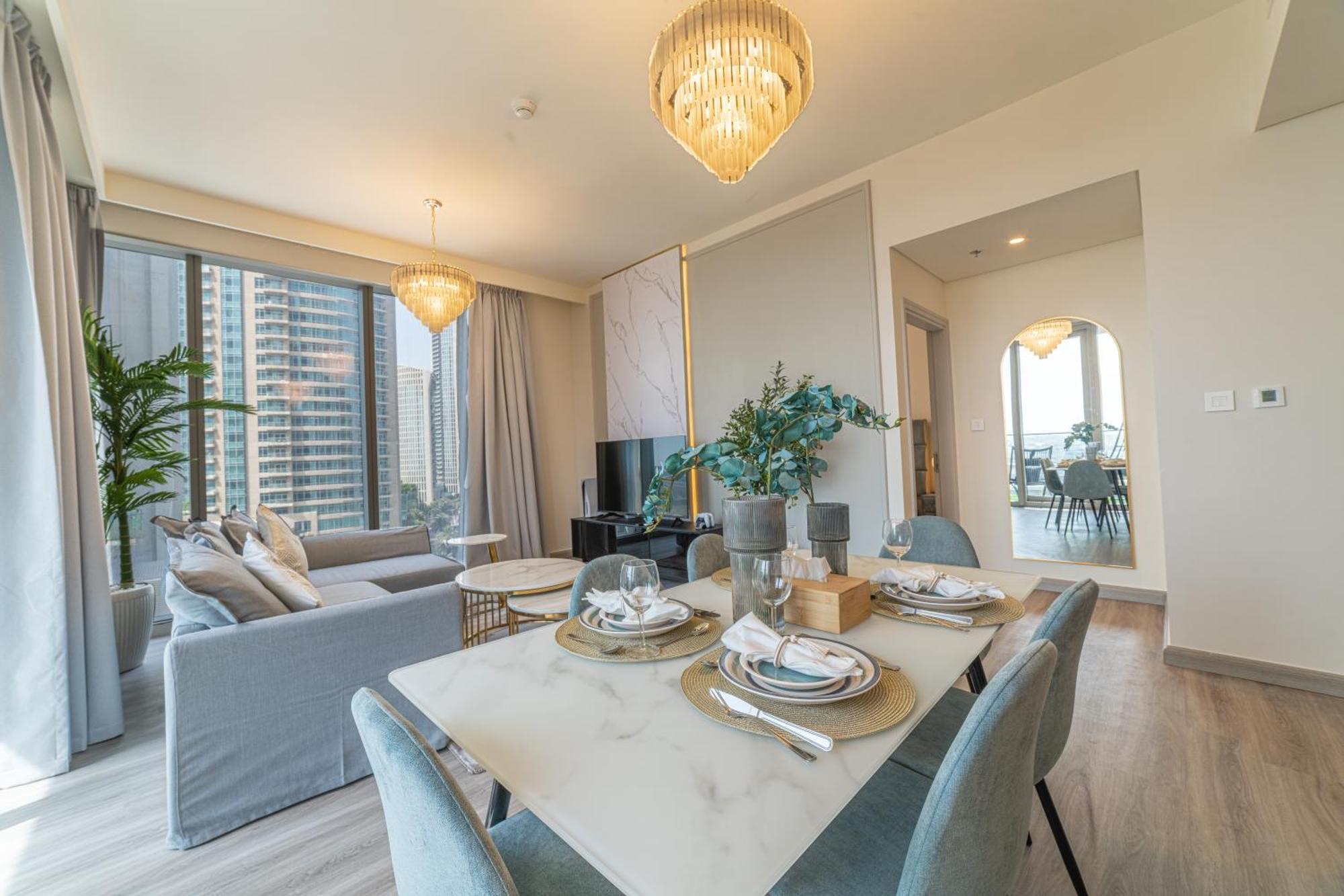 First Class 2Br With Full Dubai Boulevard View מראה חיצוני תמונה