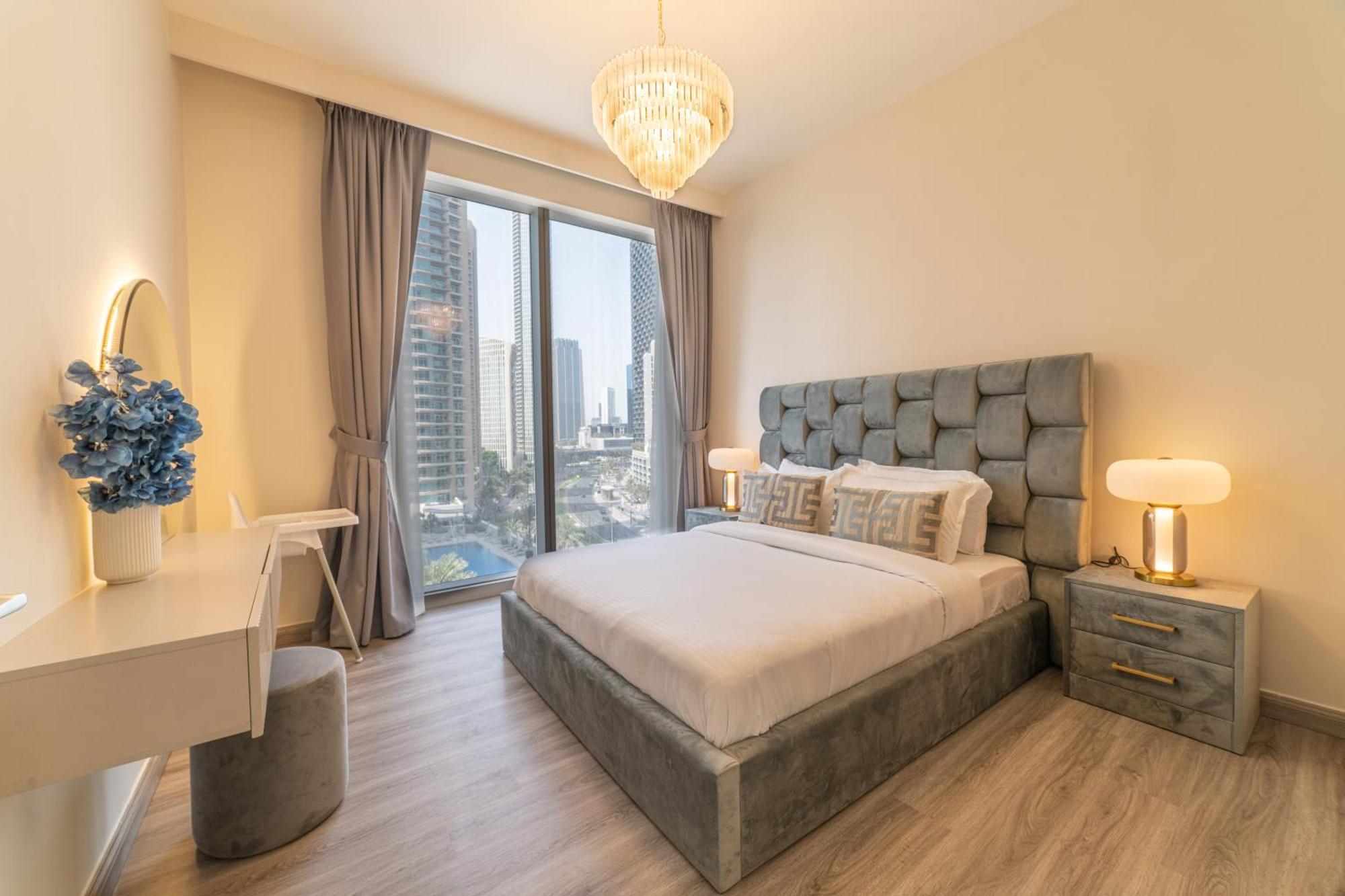 First Class 2Br With Full Dubai Boulevard View מראה חיצוני תמונה