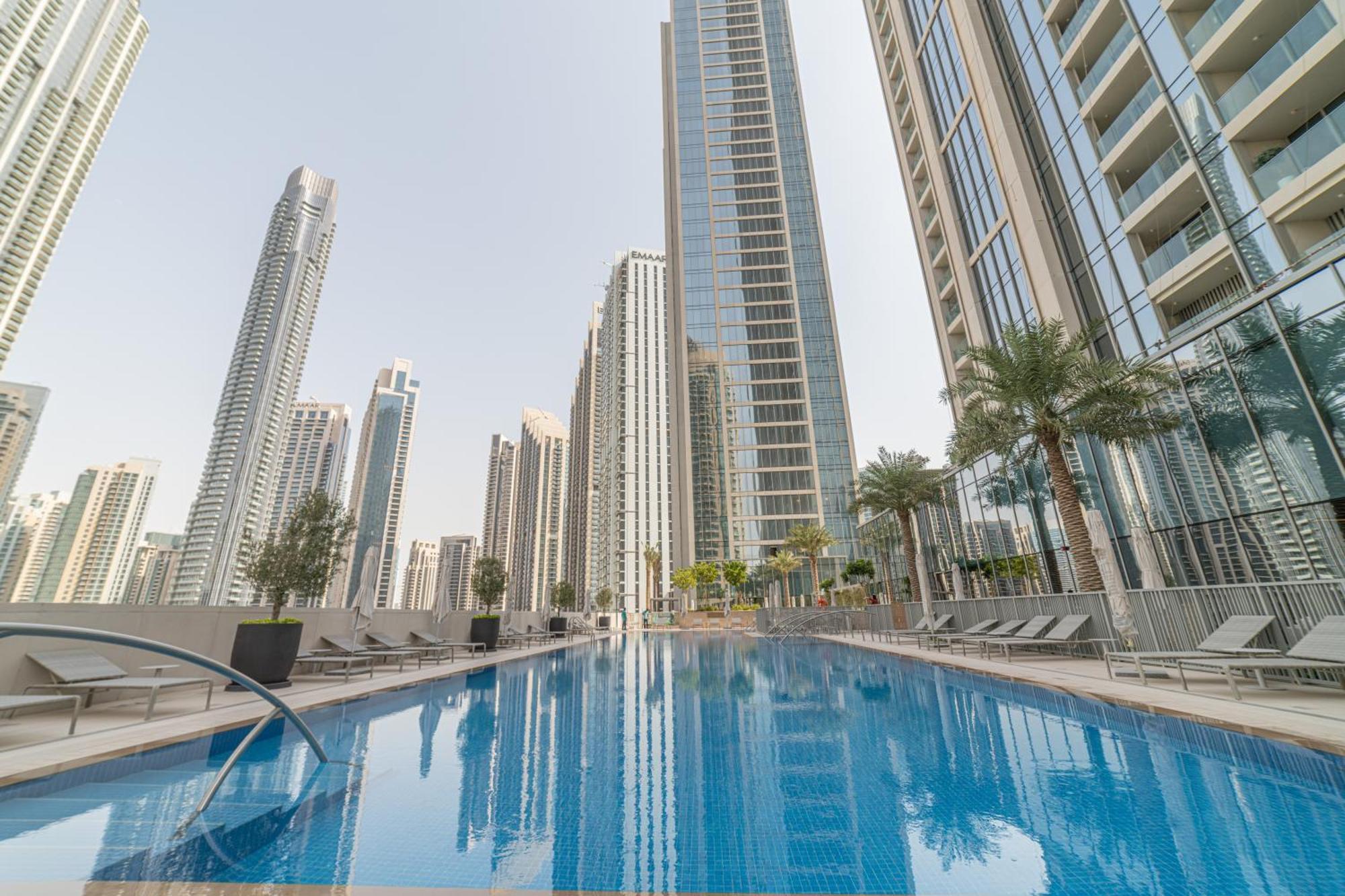 First Class 2Br With Full Dubai Boulevard View מראה חיצוני תמונה