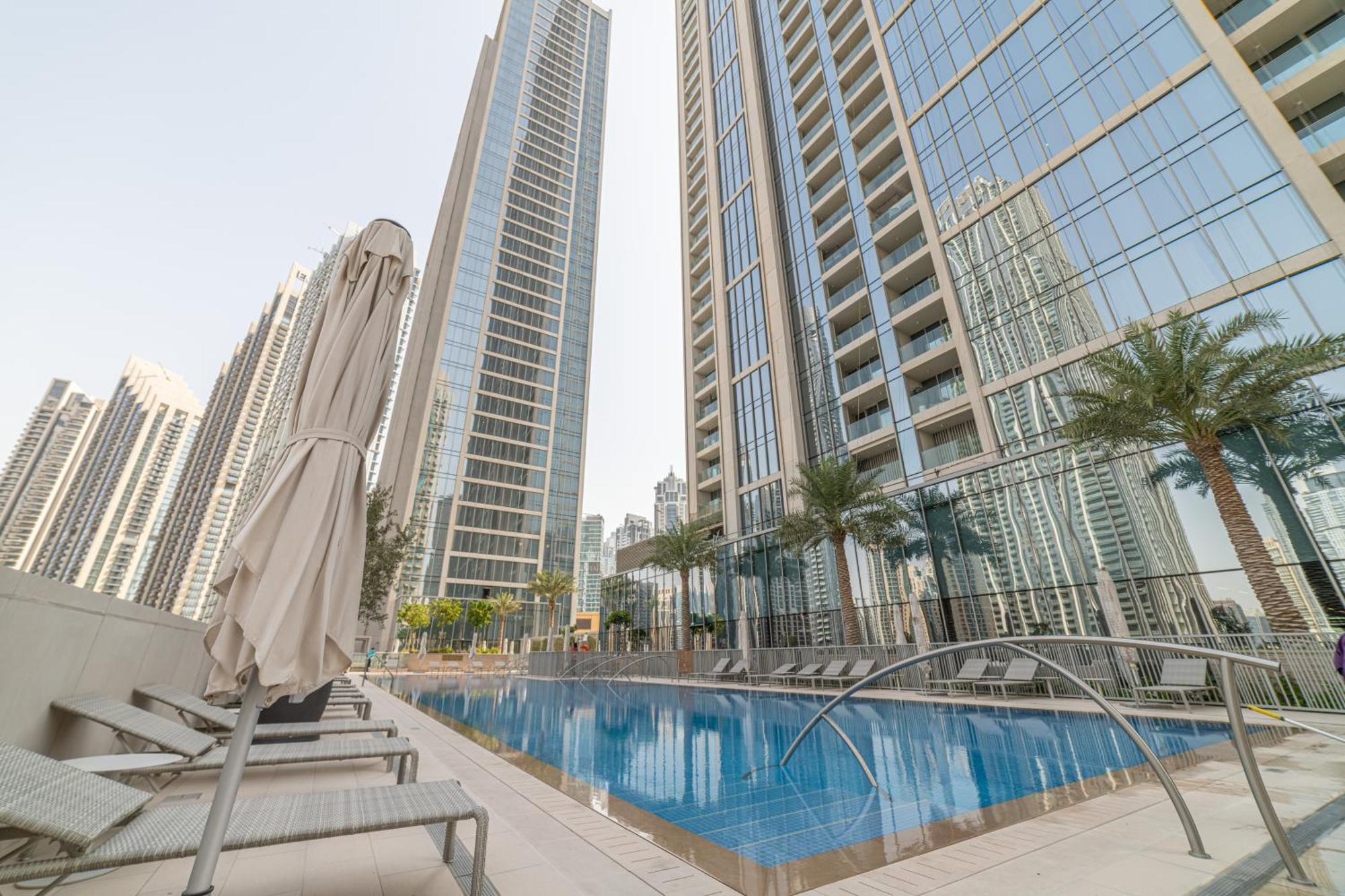 First Class 2Br With Full Dubai Boulevard View מראה חיצוני תמונה